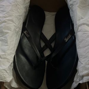 Black Gucci Sandals